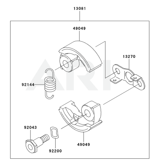 P.T.O Equipment for Kawasaki KGT26AC