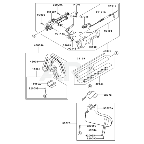 Kawasaki KGT27A Parts