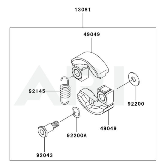 P.T.O Equipment for Kawasaki KGT27A