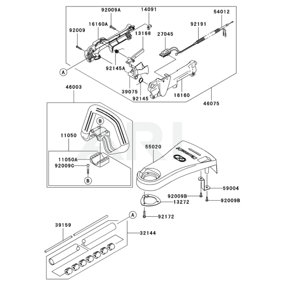Kawasaki KGT35A Parts