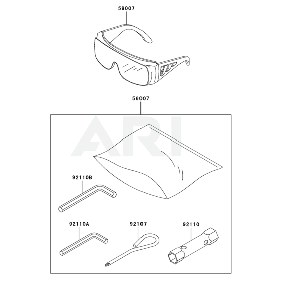 Tool for Kawasaki KHD600A