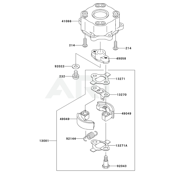 P.T.O Equipment for Kawasaki KHS750BC