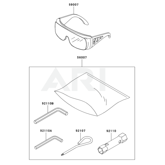 Kawasaki KHT750S Tool