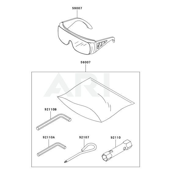 Tool for Kawasaki KHT750SC