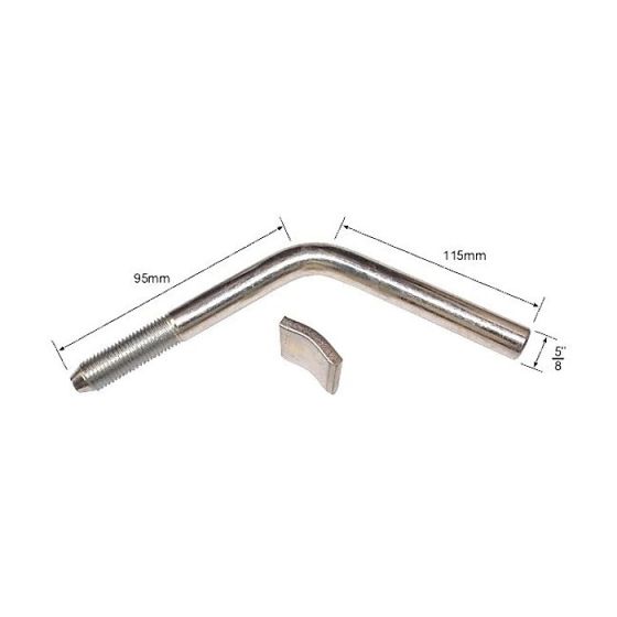 Lever and Pad 5/8 Inch Thread for AL-KO Kober HU3 HU6 Units