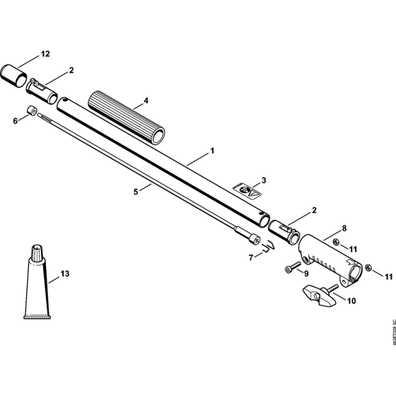 Drive Tube Extension for Stihl