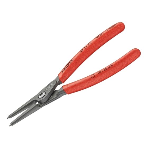 Precision Circlip Pliers External Straight 3-10mm A0 by Knipex - 49 11 A0 SB