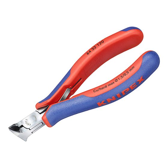 Electronic Oblique End Cutting Nippers 120mm by Knipex - 64 32 120