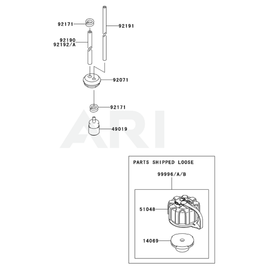Fuel Tank & Valve for KRB300A