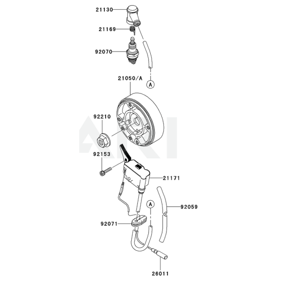 Kawasaki KRB750A Electric Parts