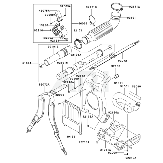Frame/Coupling for Kawasaki