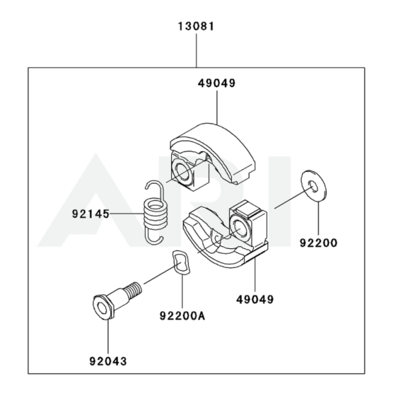 P.T.O Equipment for Kawasaki KTF27A