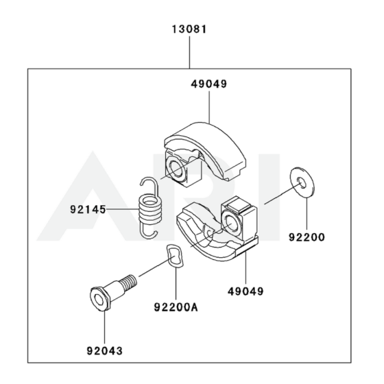 P.T.O Equipment for Kawasaki KTF27B