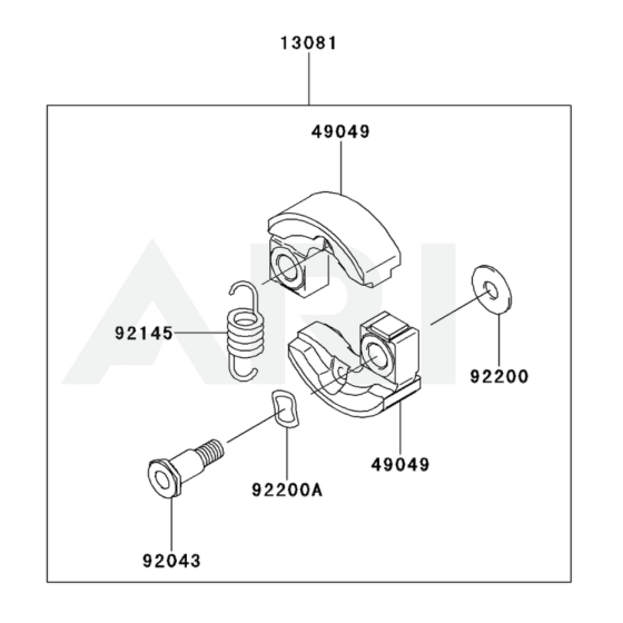 P.T.O Equipment for Kawasaki KTFR27A