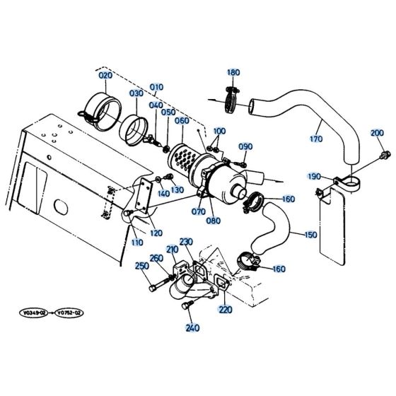 Air Cleaner for Kubota KH36