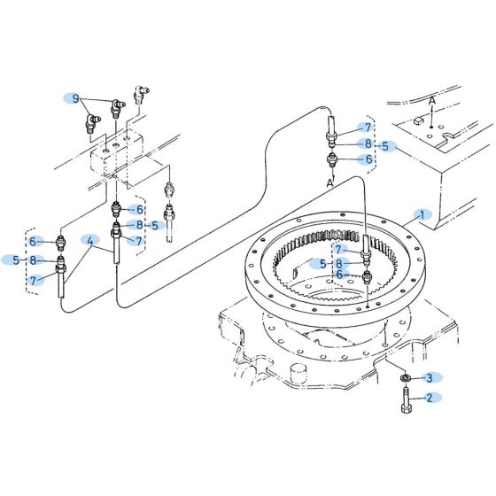Swing Bearing for Kubota KH60