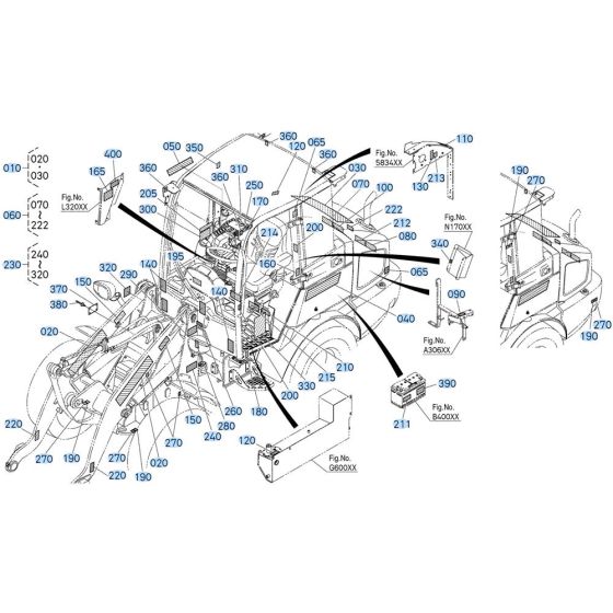 Decals for Kubota R540 Loader