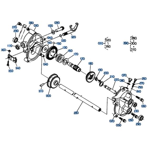 Transmission Assembly for Kubota W5021-SCE Mower