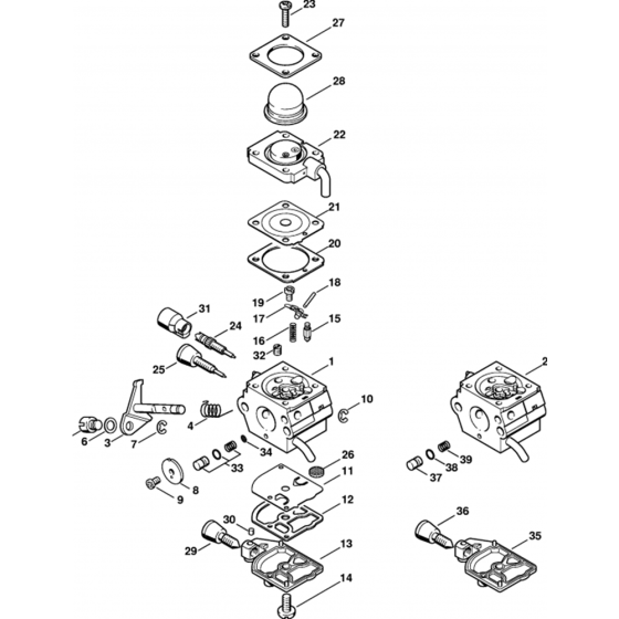 Carburetor Assembly for Stihl KW 85