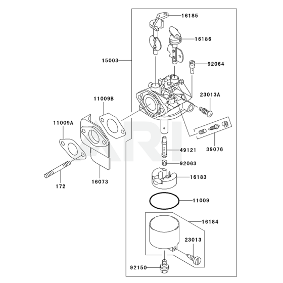 Carburettor for KWT30A Pump
