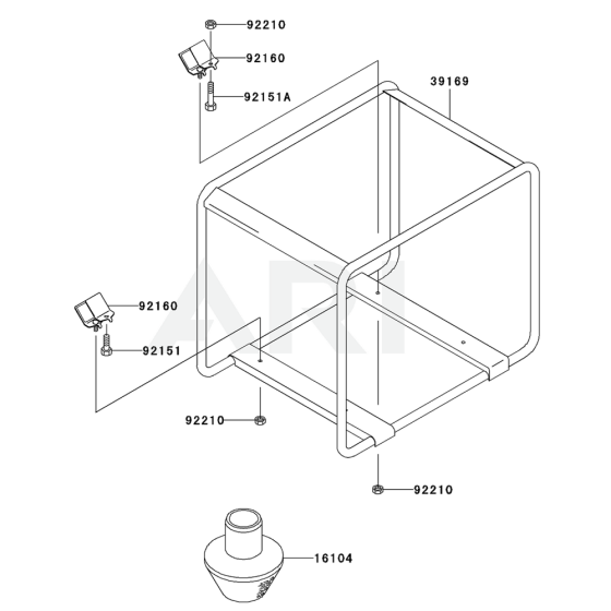 Frame/Coupling for KWT30A Pump