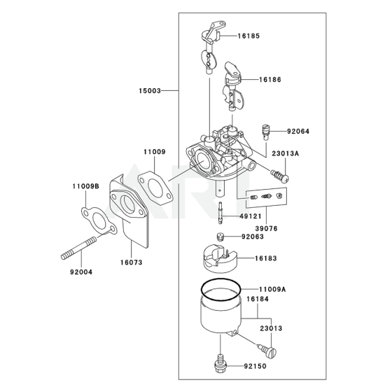 Carburettor for Kawasaki Pump