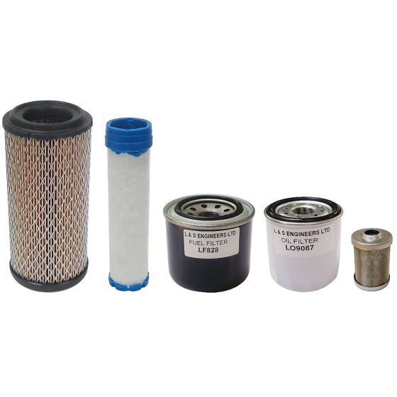 Filter Service Kit for Kubota KX015-4 KX016-4 (D782) Mini Excavator