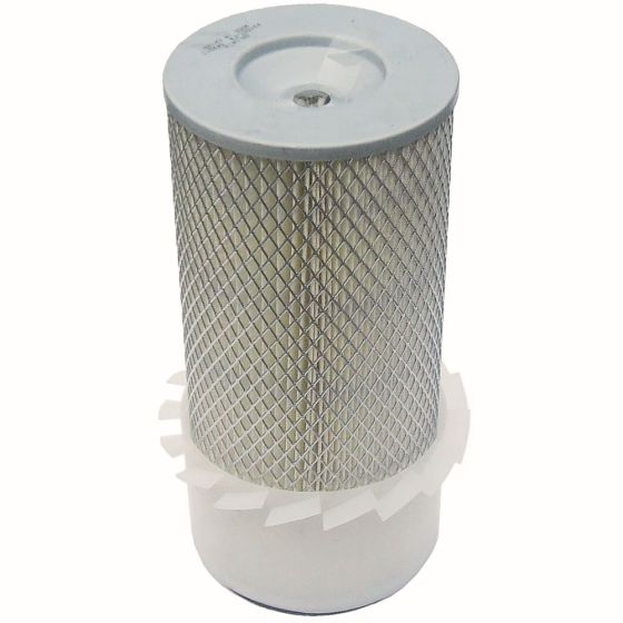 Air Filter with Fins fits Atlas Copco, Benford, Bobcat, Bomag