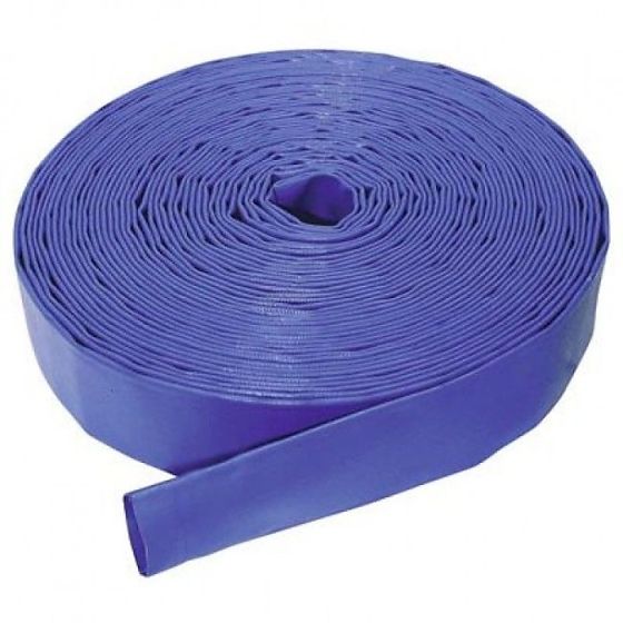 Layflat Delivery Hose 4" x 50m Blue - Standard Duty