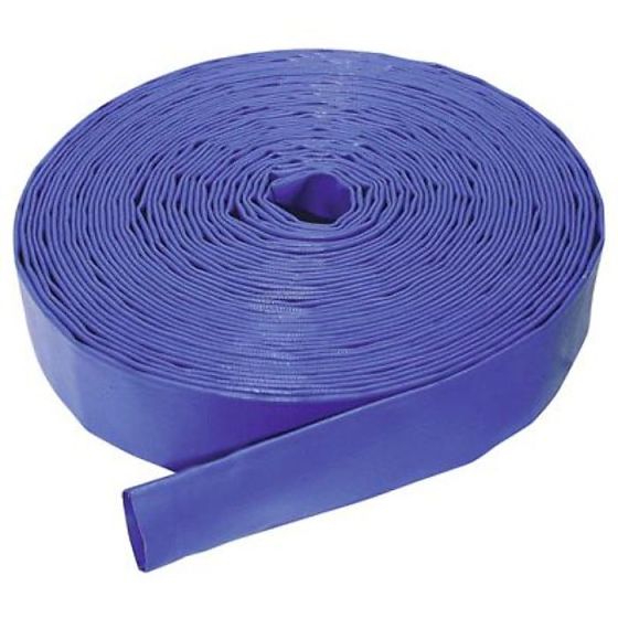 2 1/2" x 25m Blue Layflat Delivery Hose