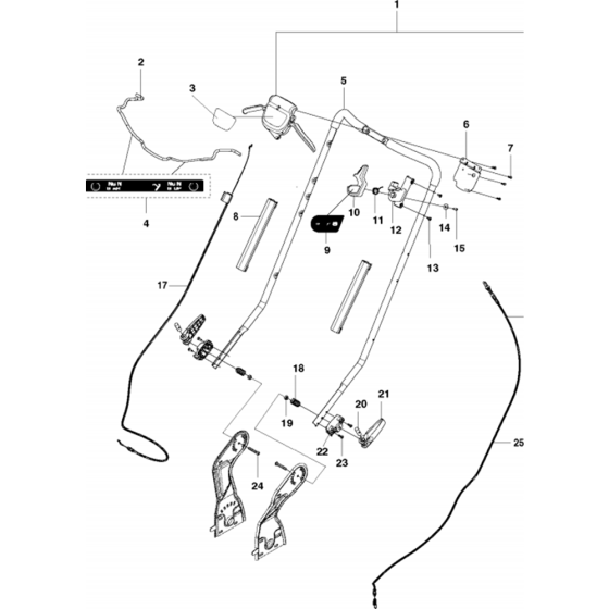Handle Assembly for Husqvarna