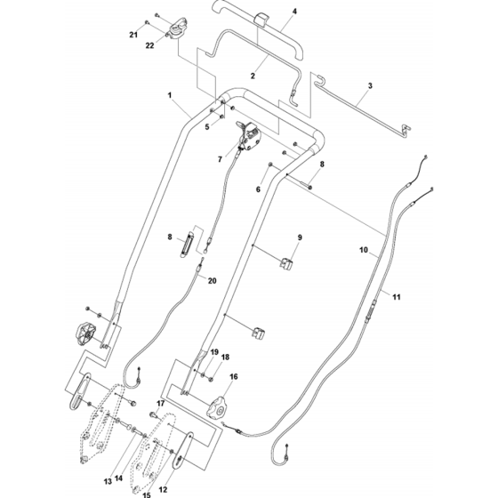 Handle Assembly for Husqvarna