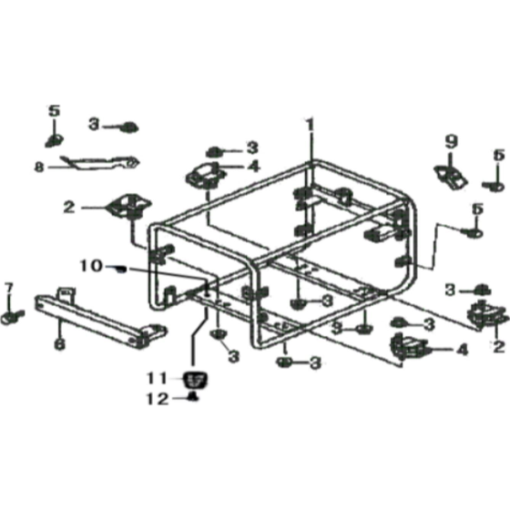 Frame Assembly for Loncin LC2500-F