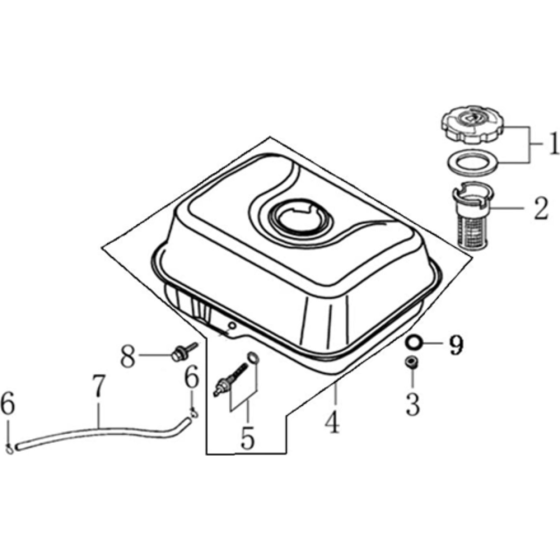 Fuel Tank Assembly for LC750