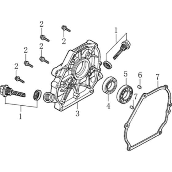 Crankcase Cover for Loncin LC750