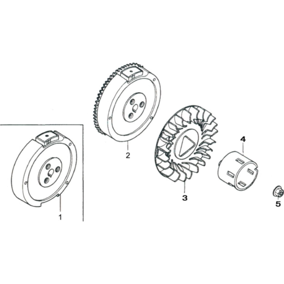 Flywheel Assembly for Loncin