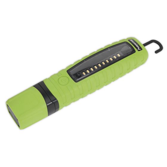Inspection Lamp 360Deg. Rechargeable 10 SMD LED + 3W LED Sealey - LED360G