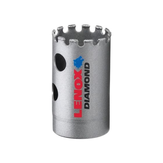 LENOX DIAMOND Holesaw 25mm Diameter: 25mm fits SNAP-BACK Arbor: 1L, 4L & 5L