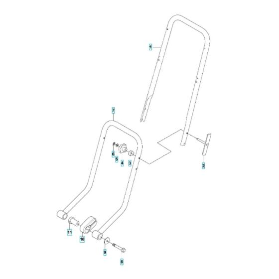 Handle Assembly for Husqvarna