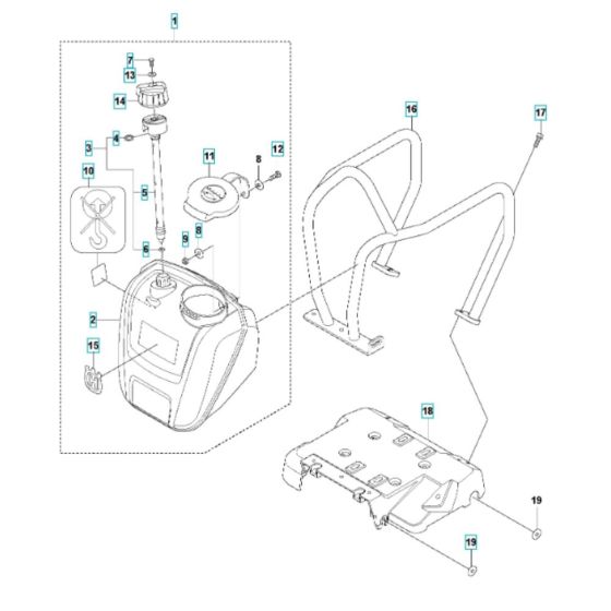 Engine Plate & Water Tank