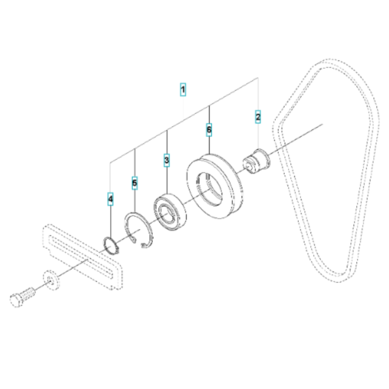 Belt Tightener for LG 300