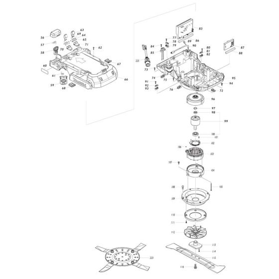 Battery, Motor Assembly