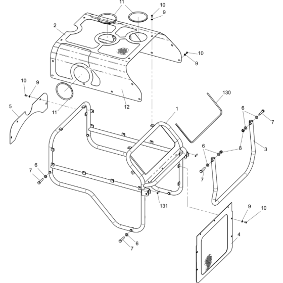 Frame and Cowl Assembly