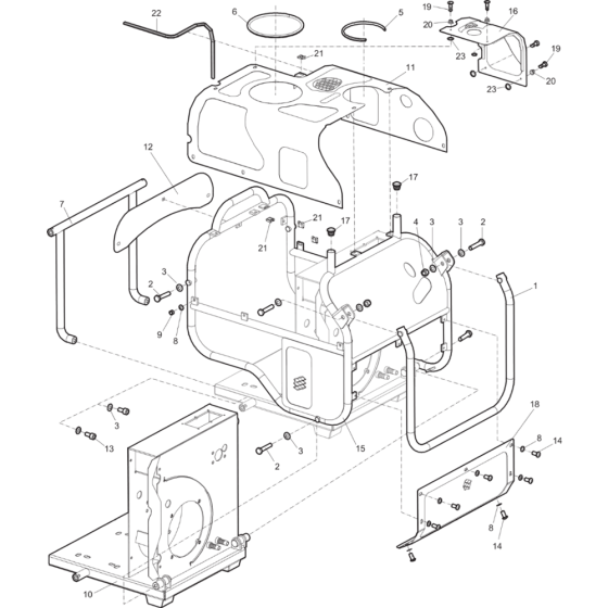 Frame and Cowl Assembly