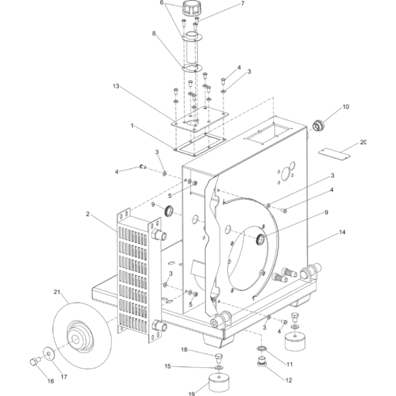 Tank and Chassis Assembly