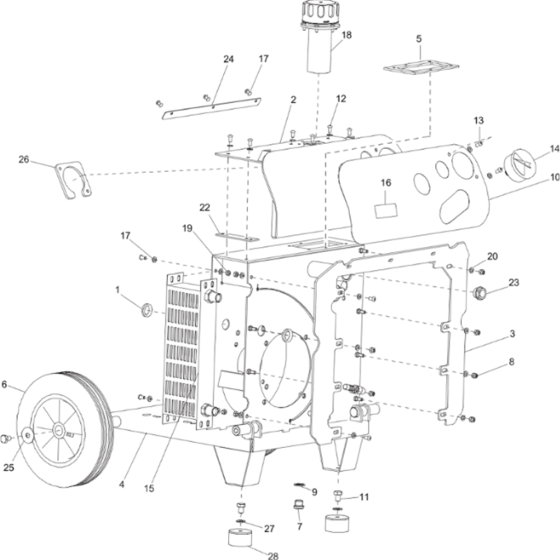 Tank and Chassis Assembly