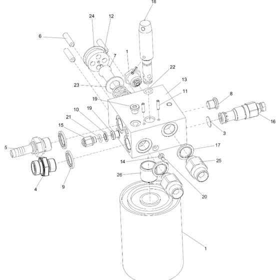 Hydraulic Block Assembly