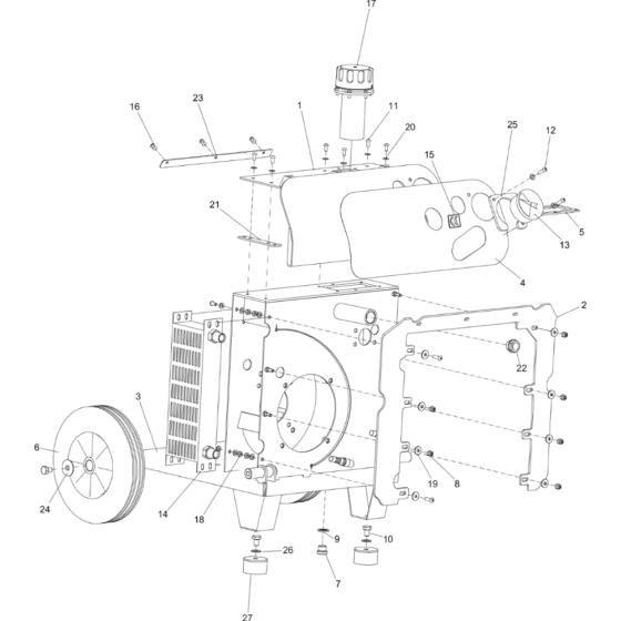 Tank and Chassis Assembly
