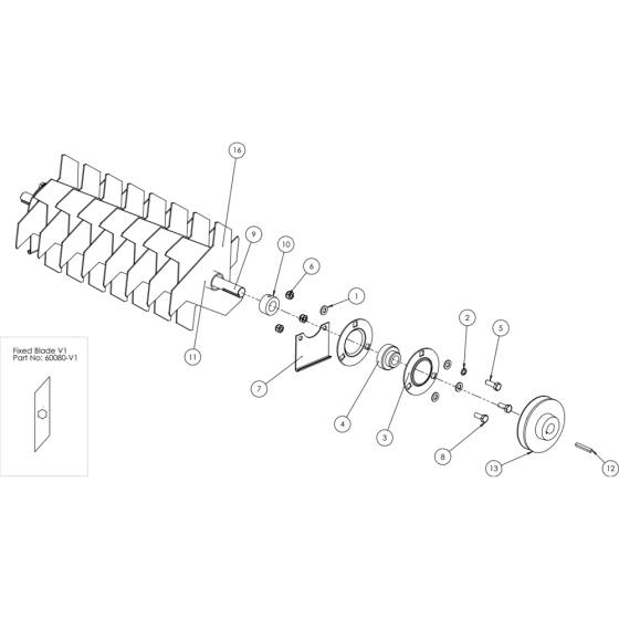 Blade Assembly for Camon LS14