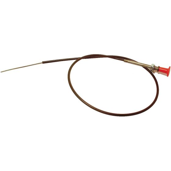 Stop Cable 6ft Solid Inner Wire Round Handle